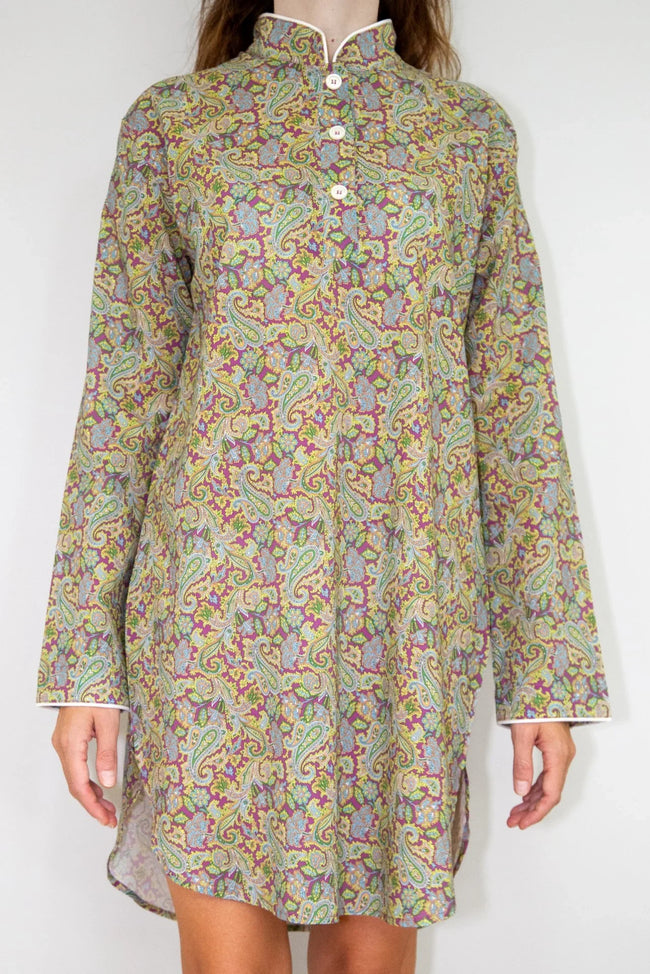 Camicia notte paisley