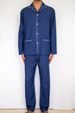 Pigiama azzurro jacquard - foto 2