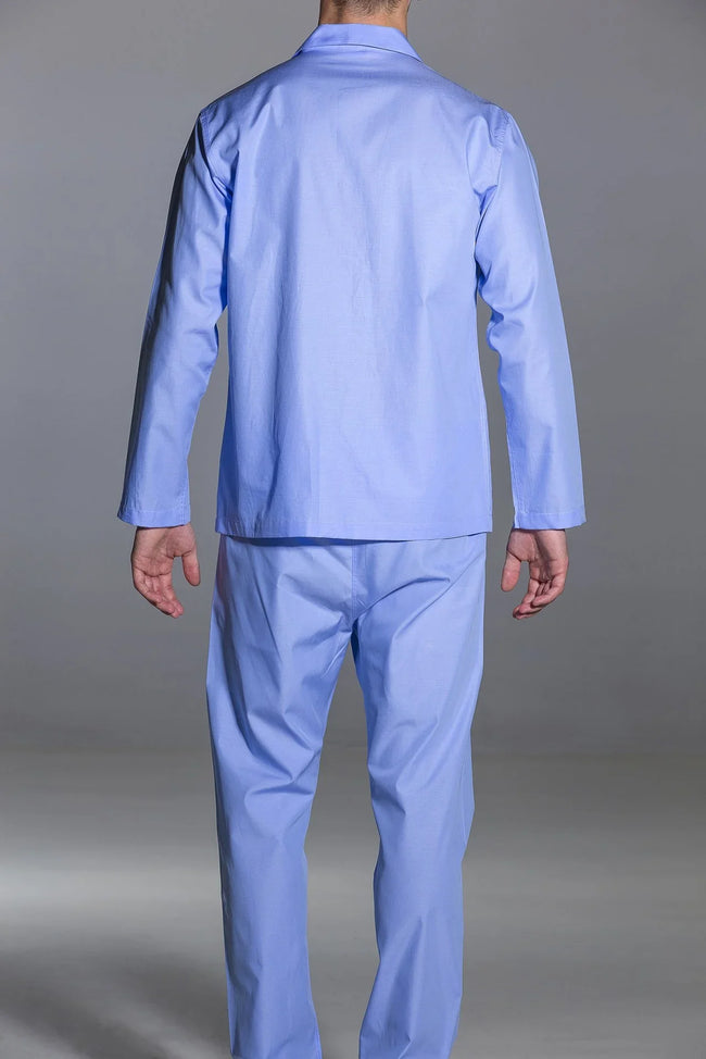 Pigiama azzurro tinta unita