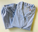 Pigiama donna riga azzurra - foto 2