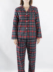 Pigiama flanella tartan rosso