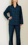 Pigiama flanella tartan verdone