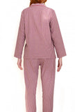 Pigiama vaiella vichy bordeaux - foto 3