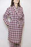 Vestaglia tartan burgundy - foto 2