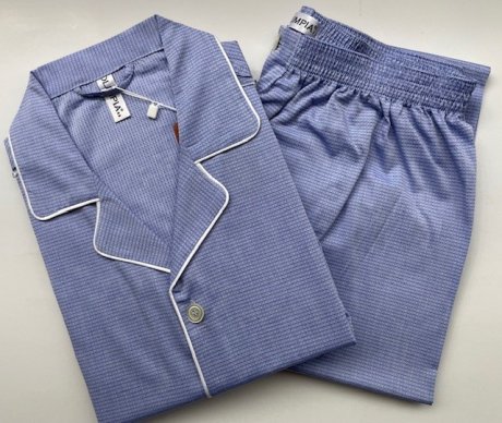 Copia di Copia di Pajama stripe light blue