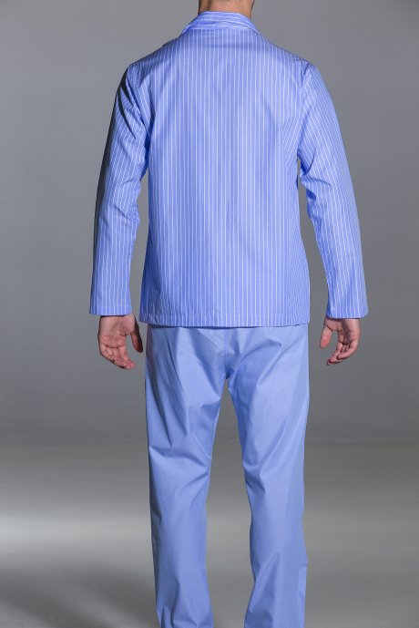 Pajama stripe light blue
